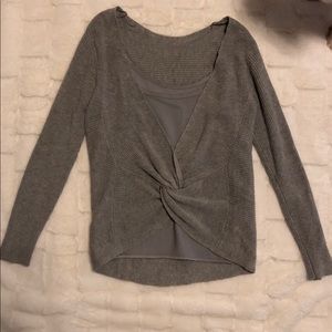 White  House Black Market Reversible Sweater